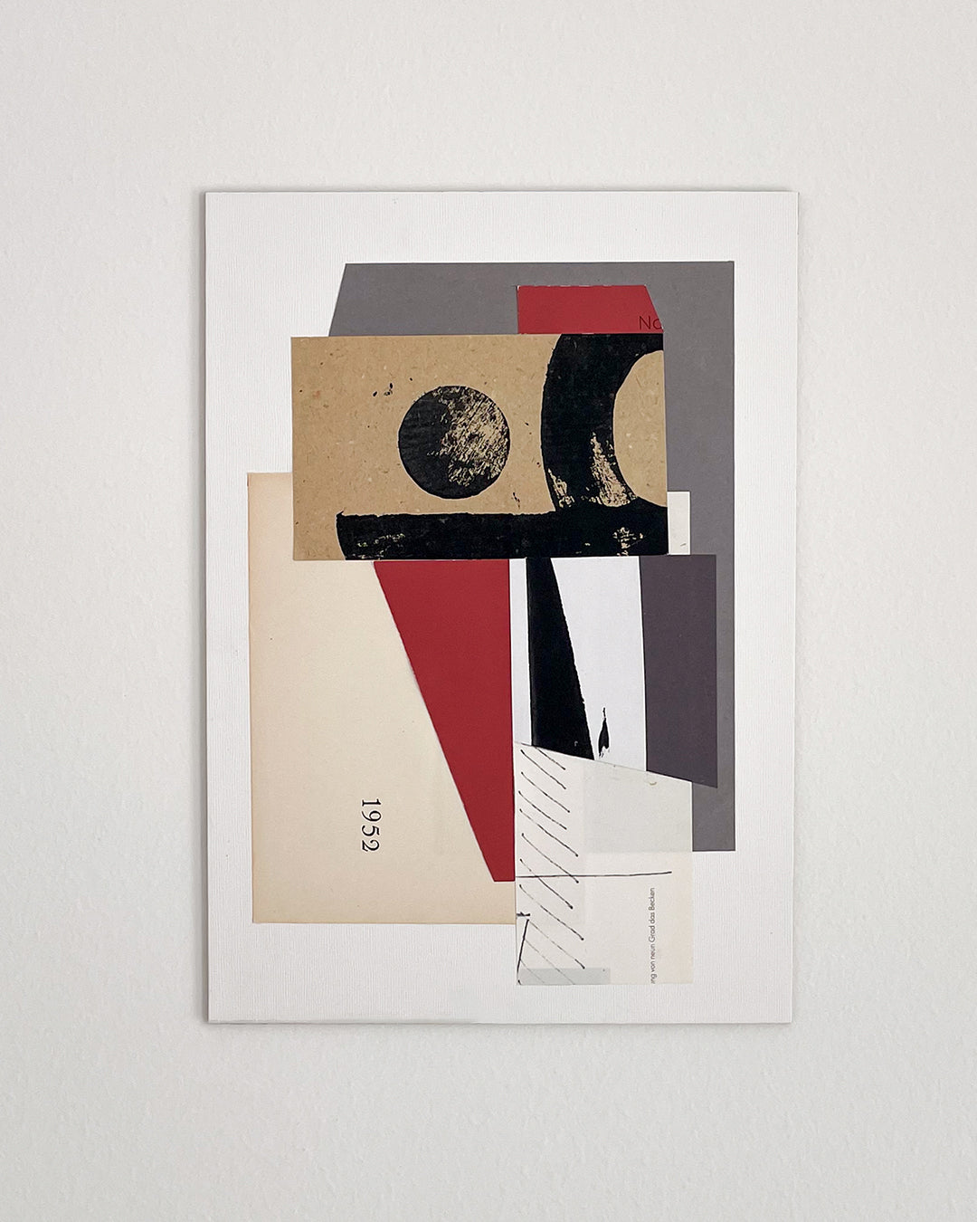 Paper collage artworks